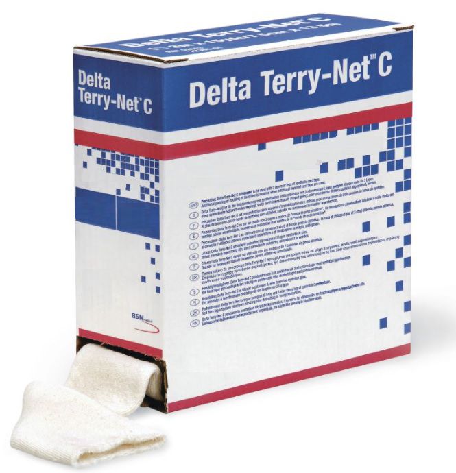 DELTA-TERRY Net C Frotteeschl.BW 5cmx13,7m w.